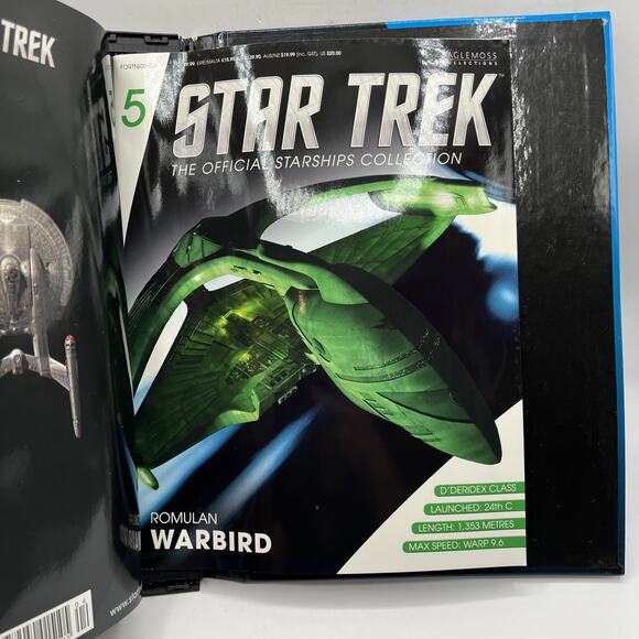Star Trek StarShips Official Collector Binder With 5 Magazines Including - Picture 7 of 7